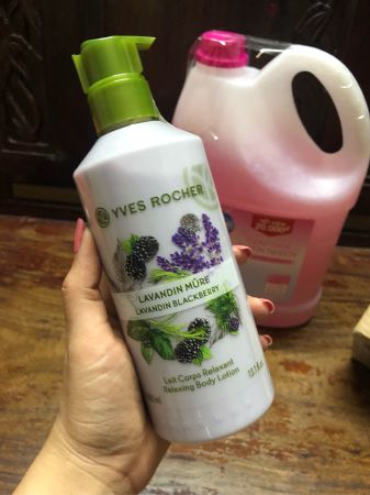 Yves Rocher Relaxing Body Lotion Lavandin Blackberry