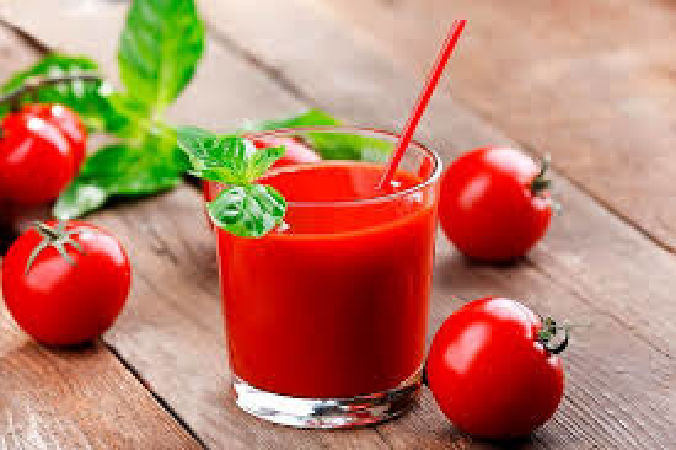 Sử dụng nước ép cà chua