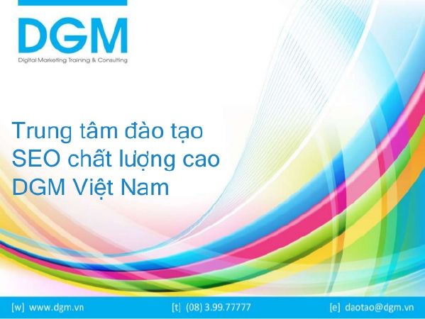 Trung tâm đào tạo SEO DGM