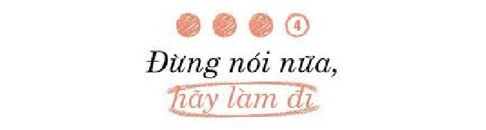 Hãy hành động, đừng nói suông