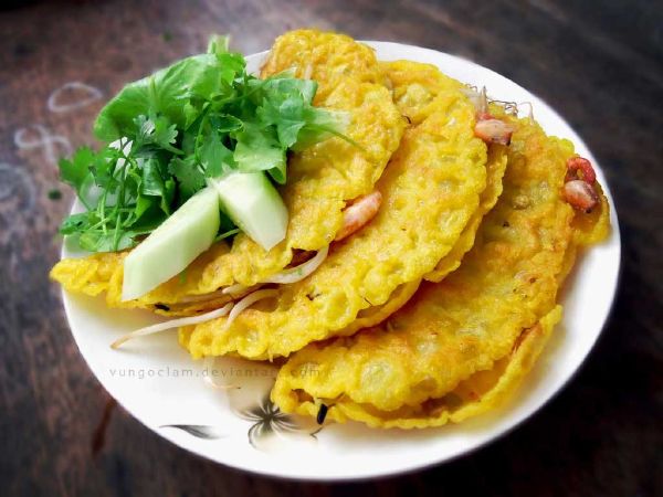 Bánh xèo quán Giếng Bá Lễ