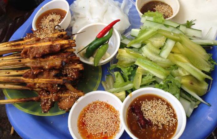 Thịt xiên nướng công viên Kazik