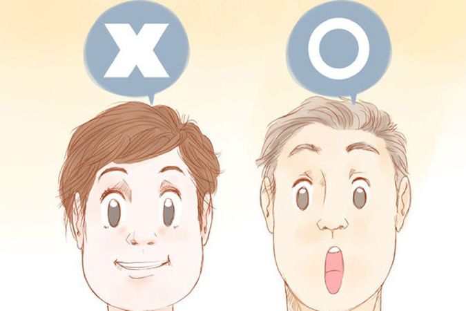 Nói chữ X và O nhiều lần