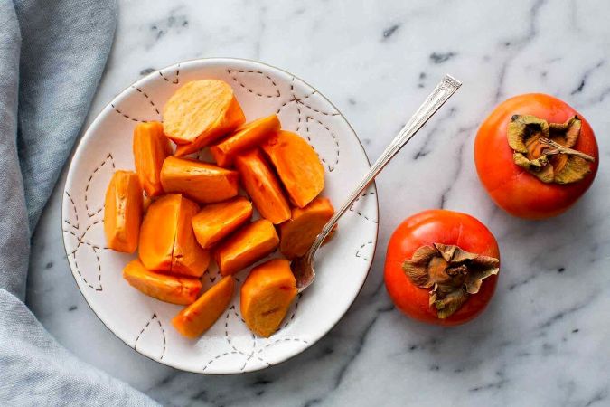 Can not eat persimmon peel
