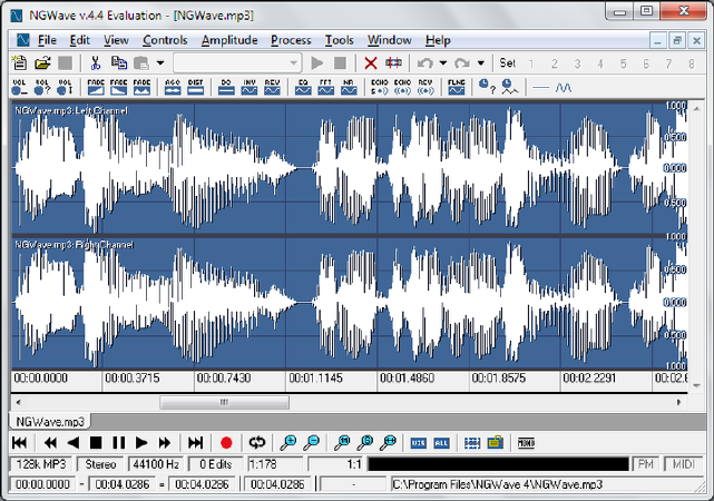 NGWave Audio Editor