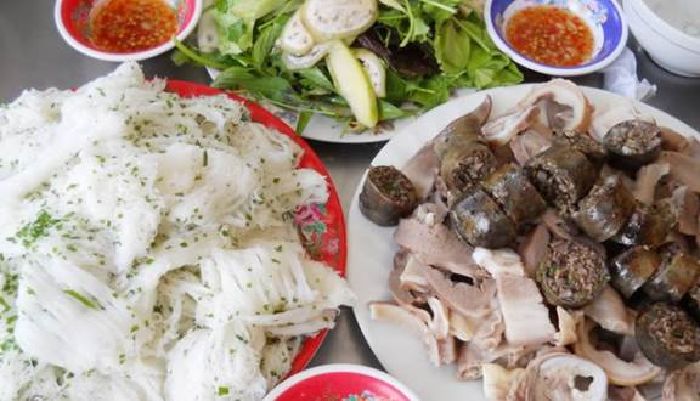 Bánh hỏi lòng heo Phú Long
