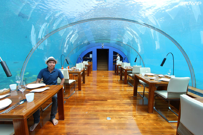 Ithaa trên đảo Rangali (Maldives)