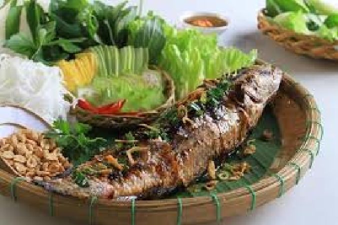 Cá lóc nướng trui