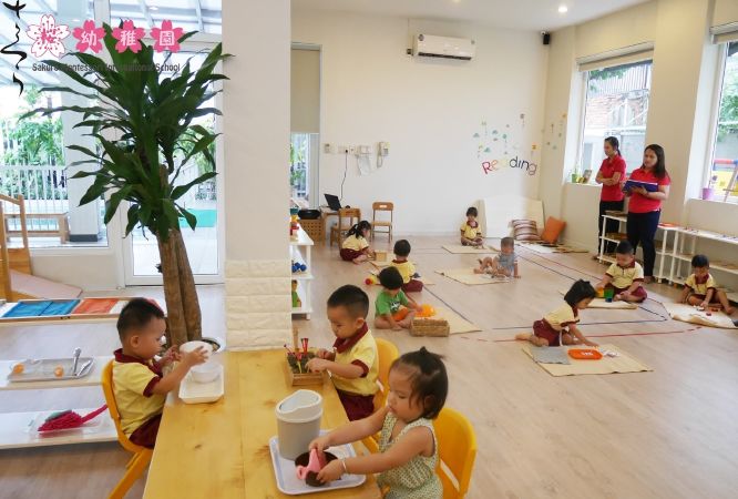 Trường mầm non song ngữ Sakura Montessori