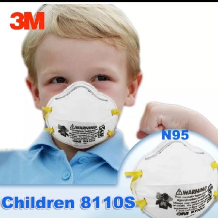 Khẩu trang lọc bụi trẻ em 3M8110s - 301
