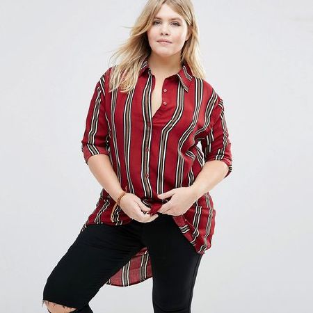 Áo blouse oversize + Quần jeans
