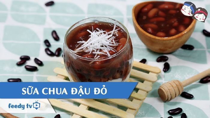 Sữa chua đậu đỏ