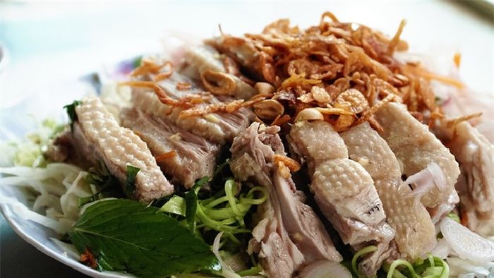 Cháo gỏi vịt Bà Lâm