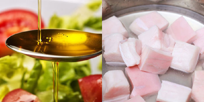 Các loại cá và dầu thực vật