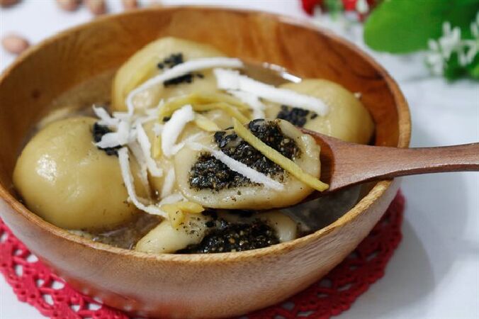 Bánh dày nhân vừng đen