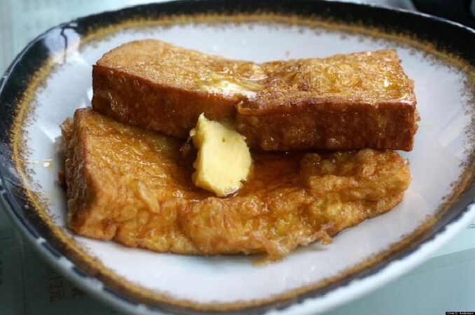 Bánh mì nướng - Hồng Kông