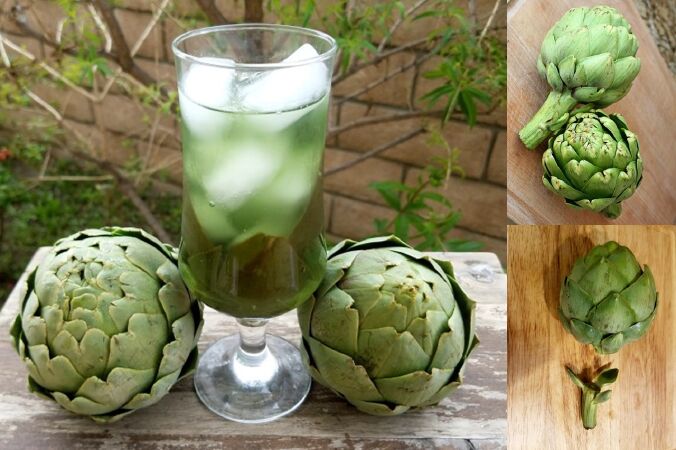 Nước atiso lá dứa