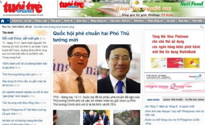 Báo Tuổi trẻ online