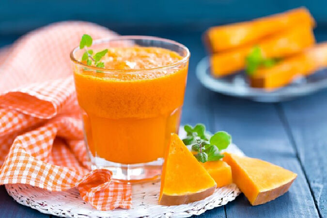 Nước ép bí đỏ