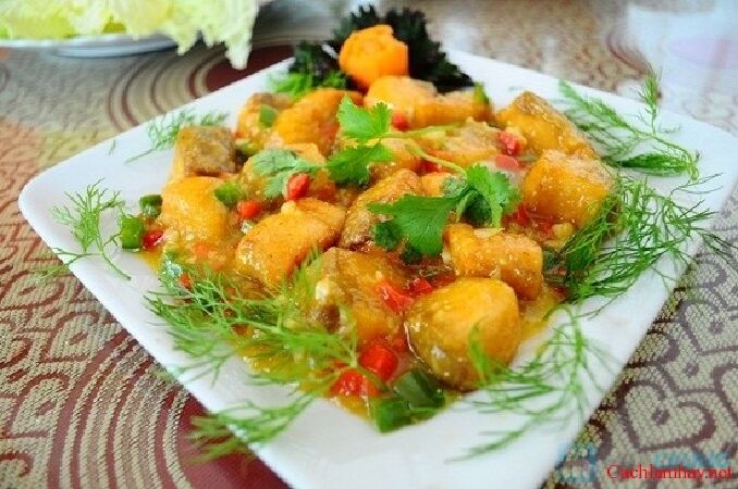 Cá hồi xốt cam tươi