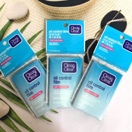 Johnson&Johnson Phim Thấm Dầu Oil Control Film Clean & Clear (Mỹ, 60 Tờ, 58mm x 80mm)