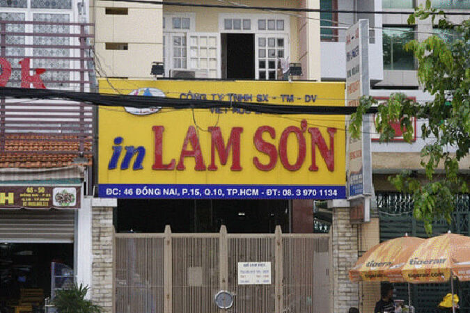 Tiệm in ấn Lam Sơn