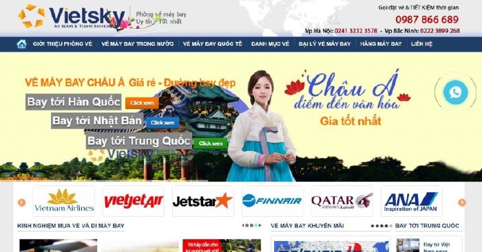 Phòng vé máy bay VietSky