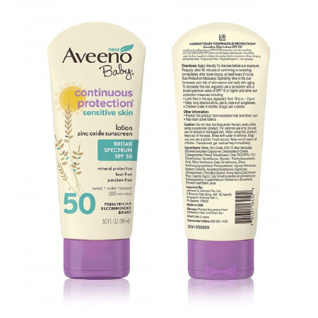 Kem chống nắng cho bé Aveeno Baby Continuous Protection Sunblock Lotion SPF 55