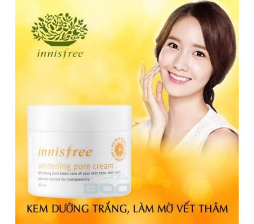 Kem dưỡng làm trắng da Innisfree Whitening Pore Cream