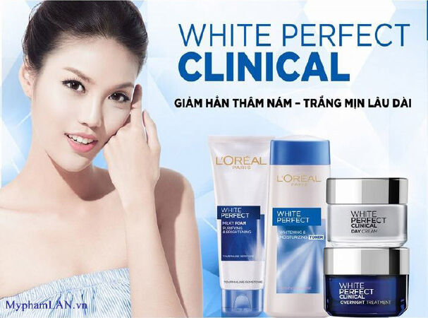 Kem dưỡng trắng da mặt White Perfect Clinical của L'Oreal Paris