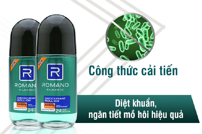 Lăn khử mùi Romano.