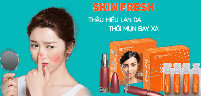 Xịt trị mụn skin fresh.
