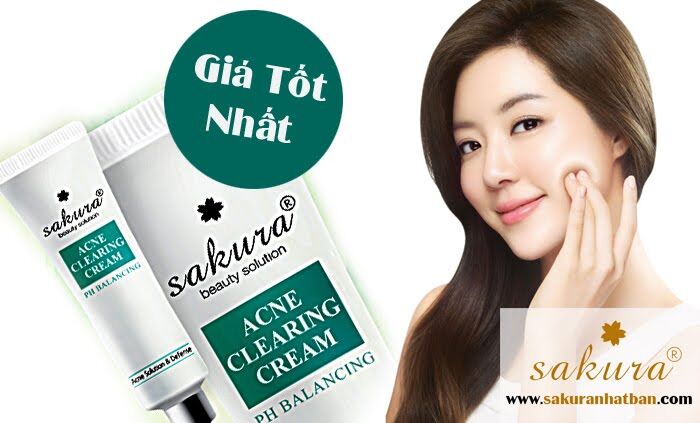 Kem trị mụn Sakura.