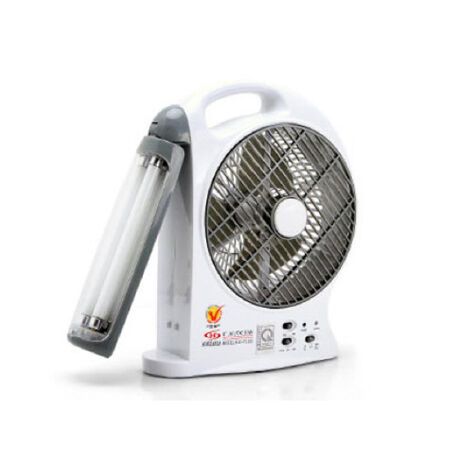 Quạt sạc điện kết hợp đèn led Honjianda HJD-FL101