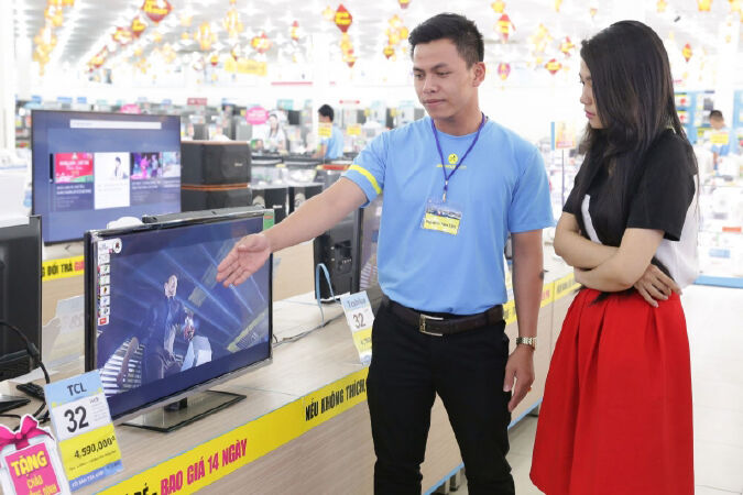 Đừng ngại nhờ sự hỗ trợ từ nhân viên tư vấn