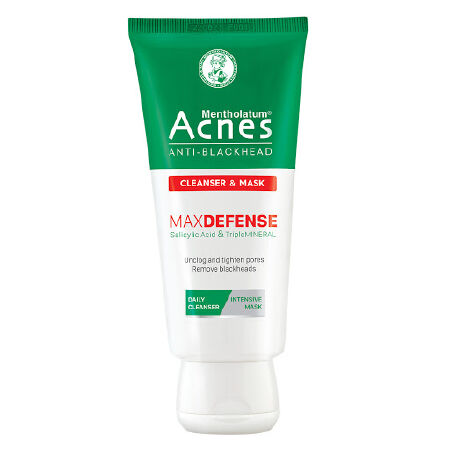 Sữa rửa mặt Acnes Anti-Blackhead Cleanser & Mask kiêm mặt nạ trị mụn do da dầu, hỗn hợp thiên dầu