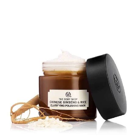 Mặt nạ tẩy tế bào chết The Body Shop Chinese Ginseng and Rice Clarifying Polishing Mask