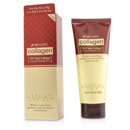 Tẩy da chết collagen 3W CLINIC Collagen Crystal Peeling Gel