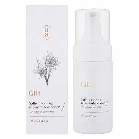 Nước hoa hồng Gilaa Saffron Tone Up Repair Bubble Toner