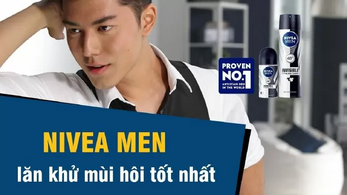 Lăn ngăn mùi Nivea Men than hoạt tính