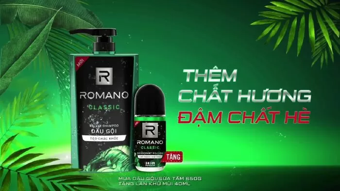 Lăn khử mùi Romano