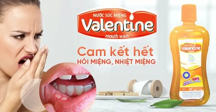 Nước súc miệng Valentine
