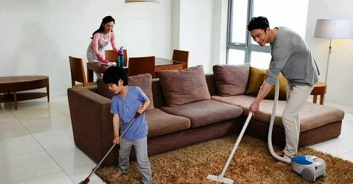 Dọn dẹp sạch sẽ nơi ở