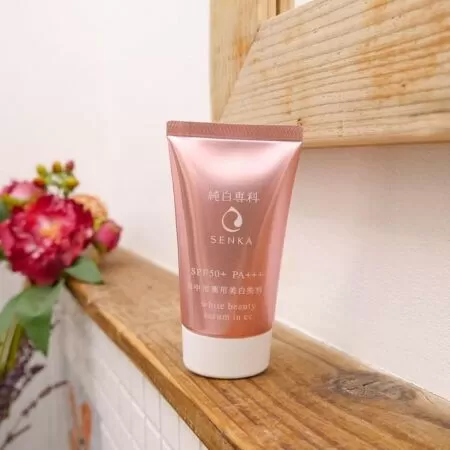 Tinh chất Senka White Beauty Serum in CC SPF 50+ PA++++