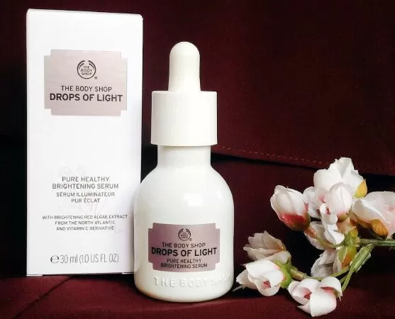 Tinh chất The Body Shop Da Drops Of Light Pure Healthy Brightening Serum