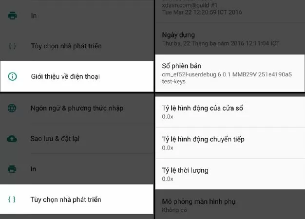 Tăng tốc hiệu ứng hoạt hình