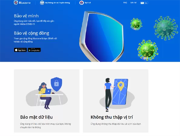 Nguyên tắc của Bluezone là bảo mật, ẩn danh và minh bạch