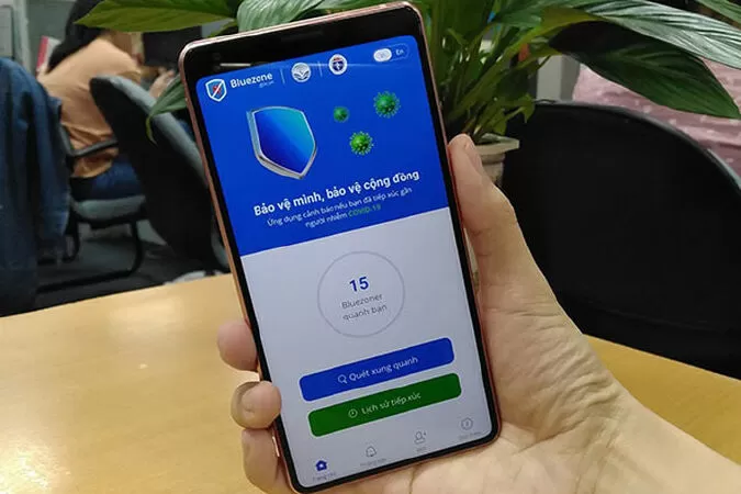 Ứng dụng cảnh báo sớm khi tiếp xúc với người nhiễm Covid-19