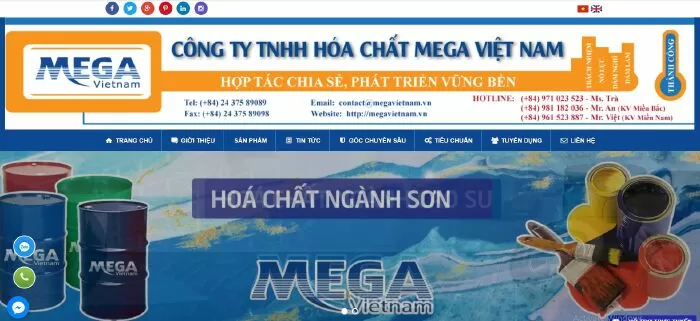 Công Ty TNHH Hóa Chất Mega Việt Nam