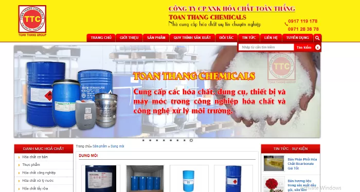 Công ty CP XNK Hóa chất Toàn Thắng